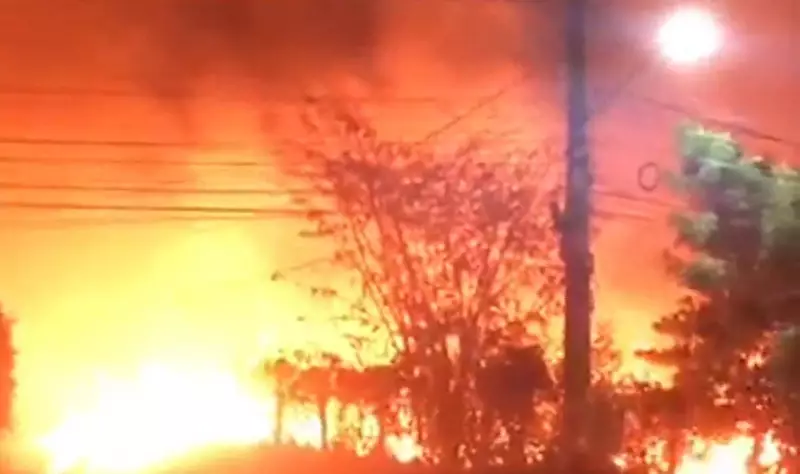 Incêndio de Grandes Proporções Atinge Quartel da Polícia Militar em Pindaré-Mirim, MA