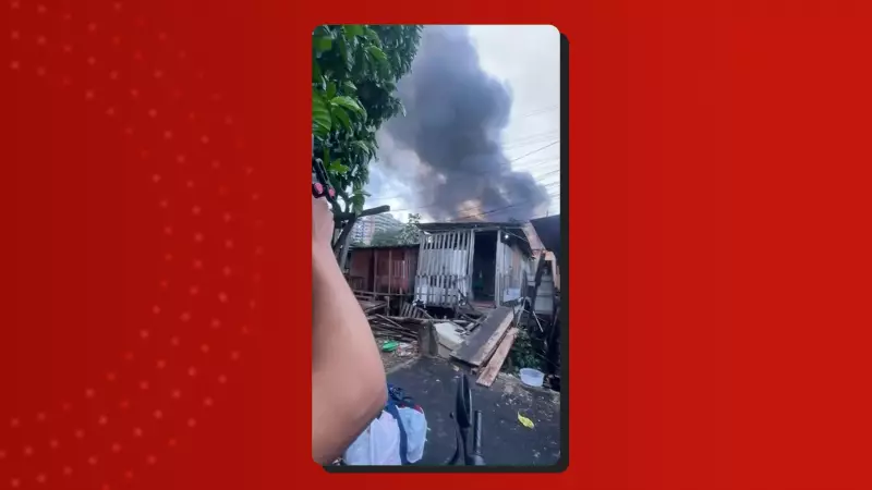 Incêndio de grandes proporções atinge residências na Zona Oeste de Manaus; veja vídeo