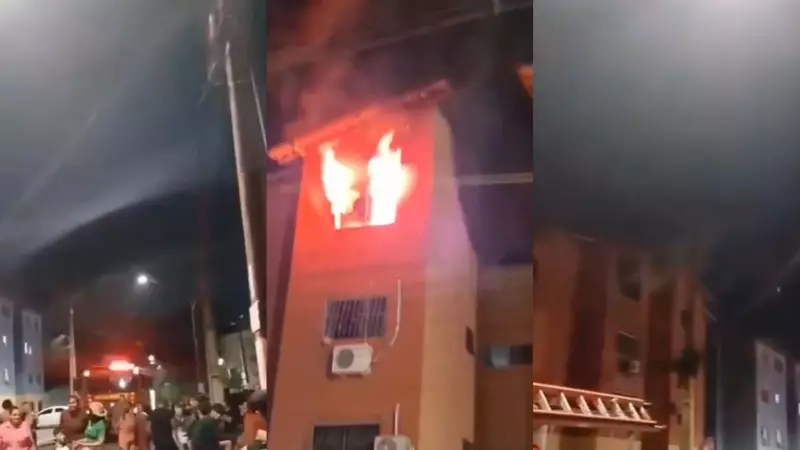 Incêndio em apartamento assusta moradores do bairro do Tenoné, em Belém