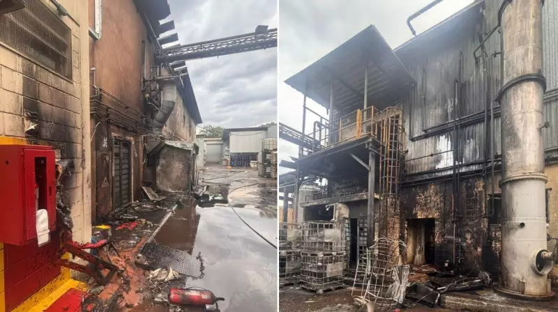 Incêndio em Empresa Química em Rio Claro deixa Trabalhador Ferido | Emergência na Região