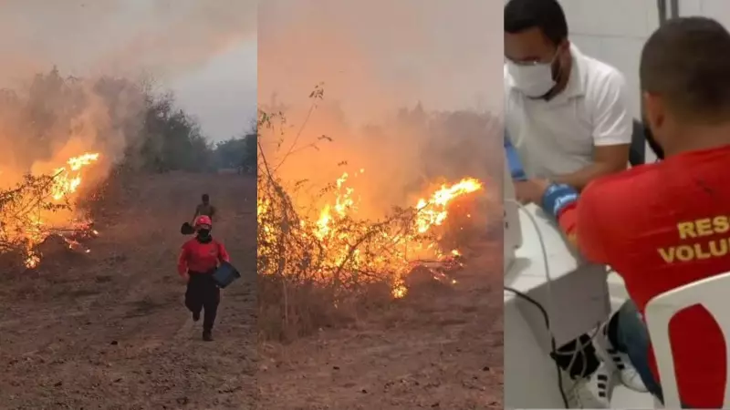 Incêndio no Piauí: Brigadistas Passam Mal Após Três Dias de Combate às Chamas