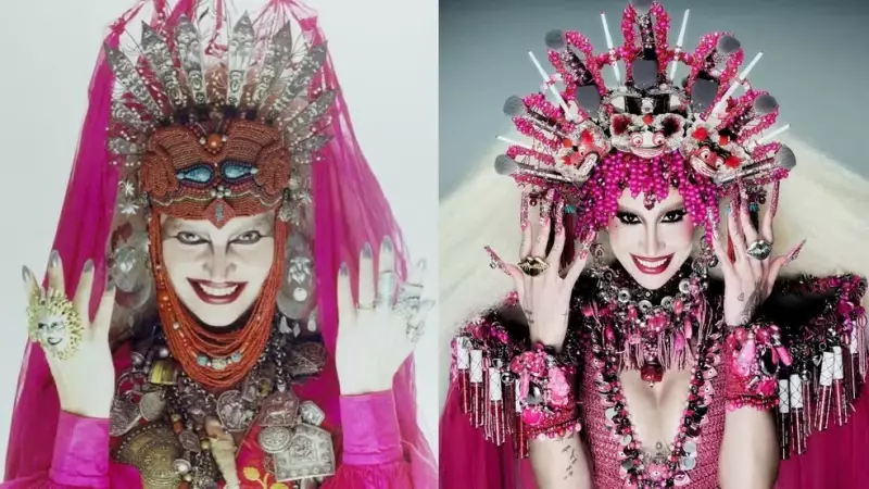 Influenciadora homenageia Elke Maravilha com fantasia impecável em baile de Halloween