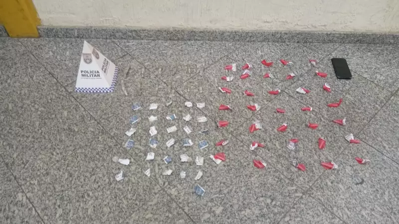 Jovem é preso com drogas em Barra do Piraí: operação apreende cocaína e maconha