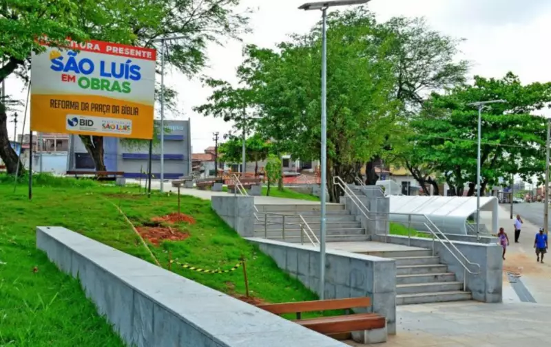 Justiça impõe prazo para Prefeitura de São Luis concluir obras de acessibilidade na Praça da Bíblia
