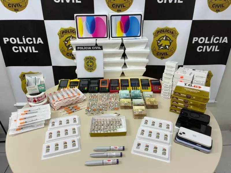 Laboratório Clandestino de Canetas Emagrecedoras é Descoberto em Natal: Risco à Saúde Revelado