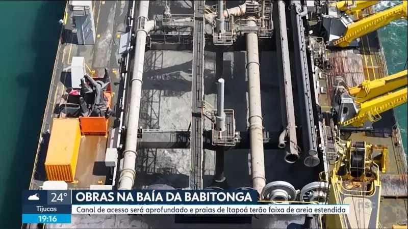 Maior obra de alargamento de praia do Brasil: areia será retirada a 16 metros de profundidade em SC