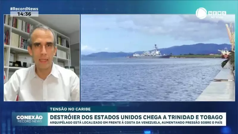 Marinha dos EUA envia destróier a Trinidad e Tobago em missão estratégica no Caribe