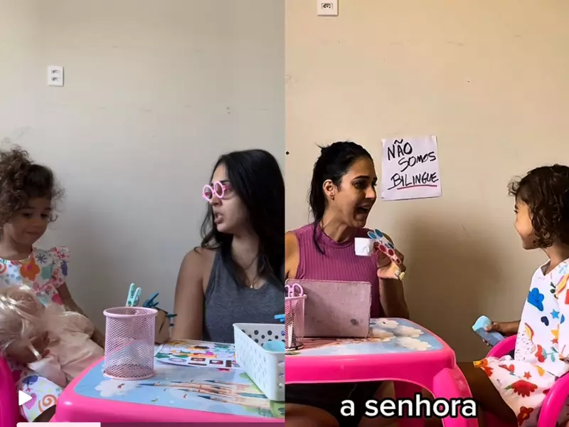 Mãe viraliza ao transformar consultório médico em brincadeira encantadora com as filhas em RO