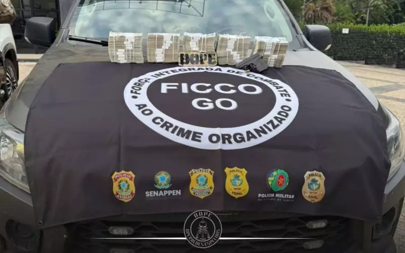 Mochila com R$ 1 milhão, arma e munições é encontrada em carro em Goiás: polícia investiga origem