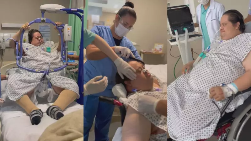 Momento de Superação: Paciente com Elefantíase Toma Sol Após Longo Período Internado em Divinópolis