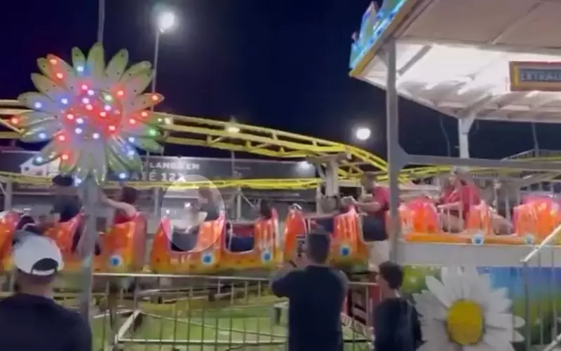 Montanha-russa dá problema e deixa criança e avó feridas em parque de Goiás; veja o vídeo