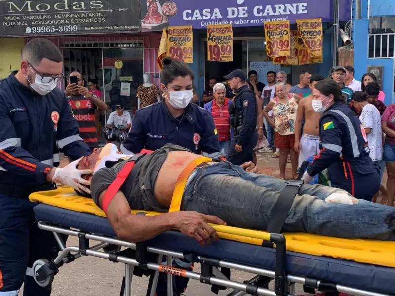 Motociclista Sem Habilitação Atropela Homem em Rio Branco: Vítima em Estado Grave