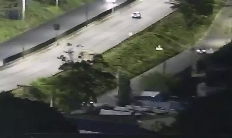 Motorista bêbado capota carro no Anel Rodoviário de BH; veja o vídeo impressionante