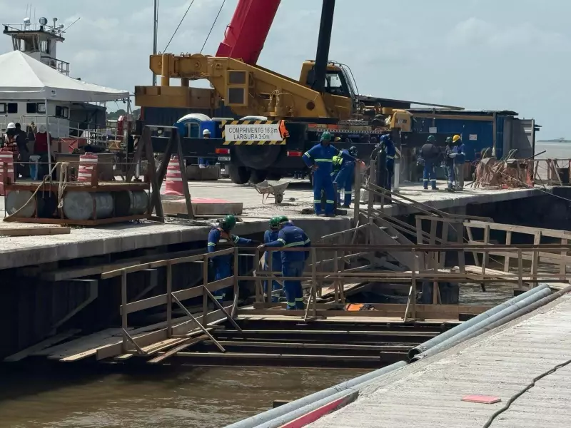 MPT Fiscaliza Obras do Porto de Outeiro em Belém: Preparativos para a COP30 em Foco