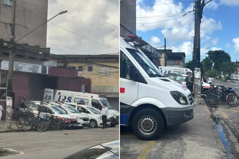 Mulher em surto psicótico agride funcionários de pronto-socorro em Guarujá; PM precisa intervir