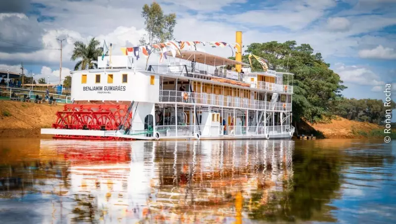 Único Barco a Vapor em Funcionamento no Mundo Atracou em MG: Venha Conhecer Esta Raridade Histórica!