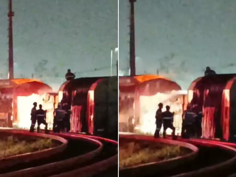 Onda de Violência na Baixada Santista: Criminosos Incendeiam Vagão de Trem em Terceiro Ataque em Apenas 4 Dias