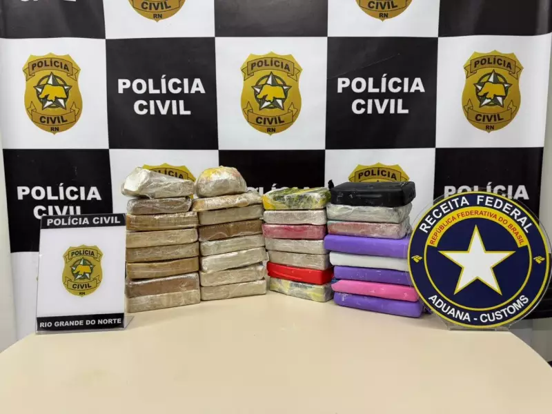 Operação apreende mais de 30 kg de drogas em transportadoras da Grande Natal