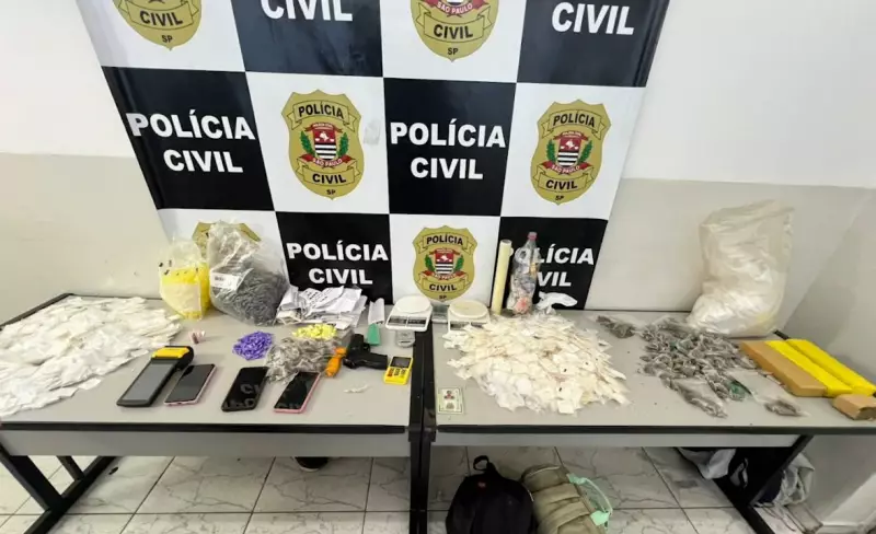 Operação contra tráfico prende três e apreende drogas e armas em Bragança Paulista