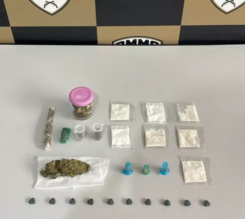 Operação da PM apreende drogas em ônibus de torcida organizada na BR-135 em Minas Gerais