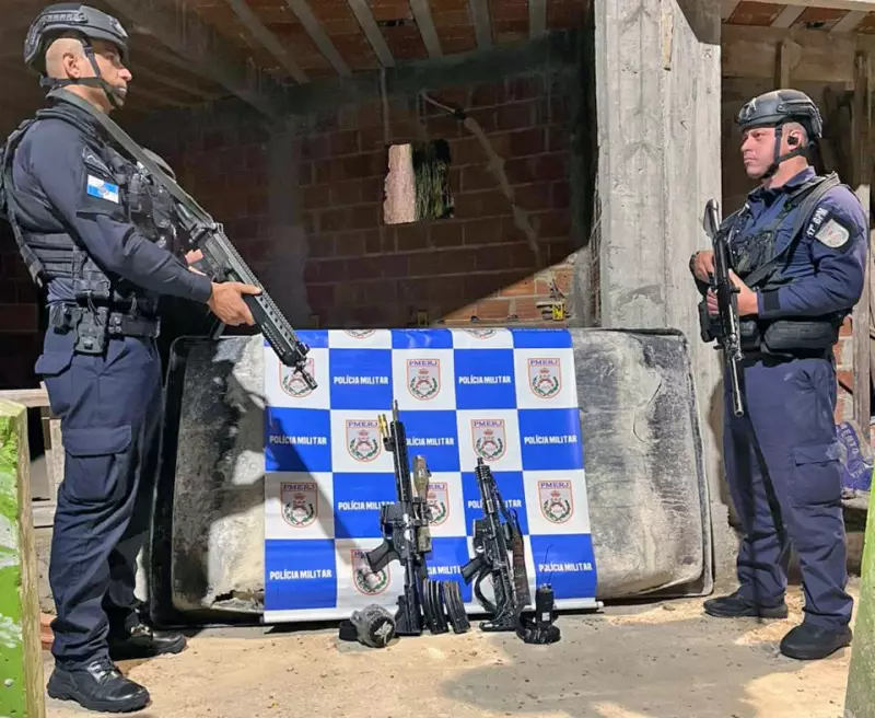 Operação da PM na Ilha do Governador: Ação Policial Combate Tráfico e Apreende Drogas no RJ