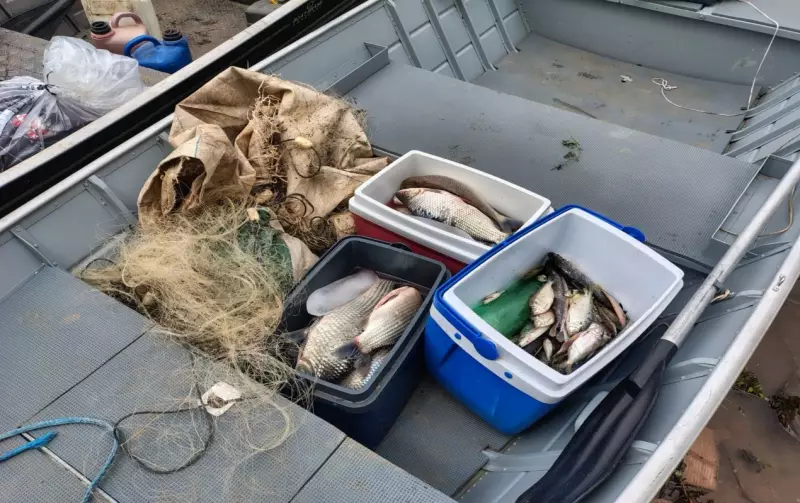 Operação da Polícia Ambiental apreende peixes e aplica multas por pesca ilegal em Angatuba