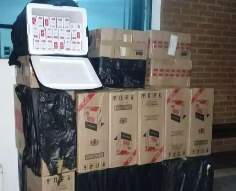 Operação da Polícia apreende 15 mil maços de cigarros contrabandeados em Sorocaba; suspeito preso