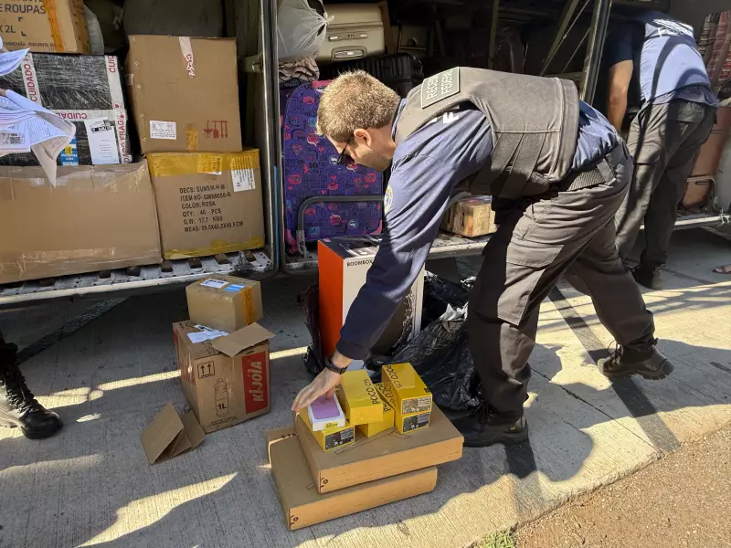 Operação da Receita apreende mais de 80 iPhones e 50 Starlinks em ônibus interestadual em MT