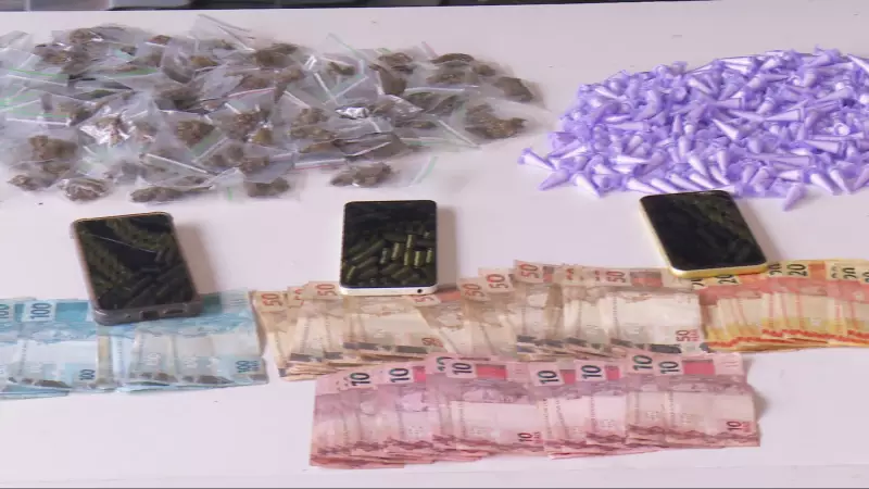 Operação em BH apreende arsenal e drogas: três presos em ação policial de fim de semana