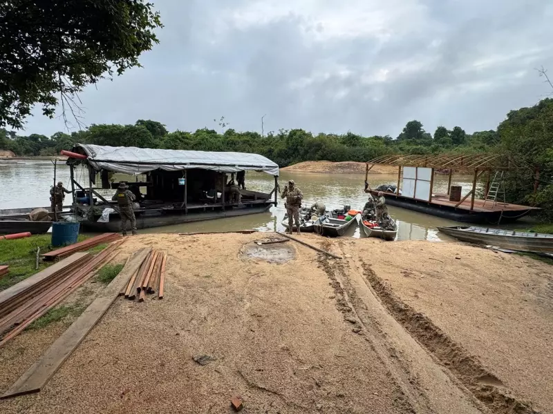 Operação em Mato Grosso desmonta esquema milionário de extração ilegal de minérios