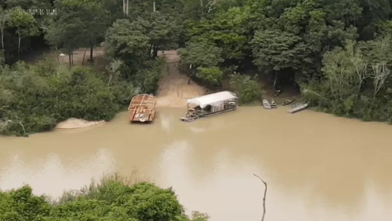 Operação em MT destrói balsas de garimpo ilegal e investiga contaminação de rios por mercúrio