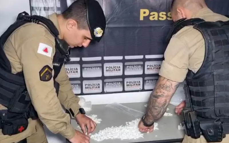 Operação em Passos: Perseguição termina com 5 presos e apreensão recorde de cocaína em MG