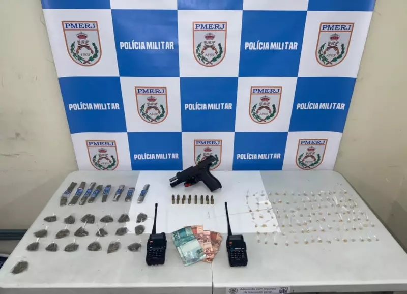 Operação em Volta Redonda prende dois com arsenal e drogas | G1 Sul do RJ