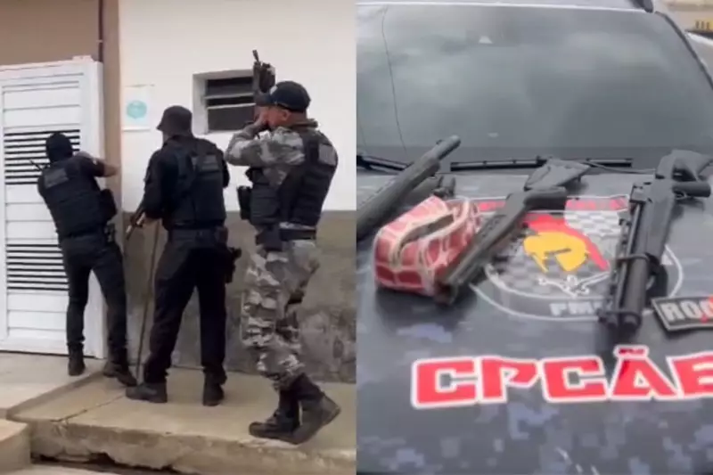 Operação no Piauí desmonta rede de tráfico e apreende drogas e armas em ação da polícia