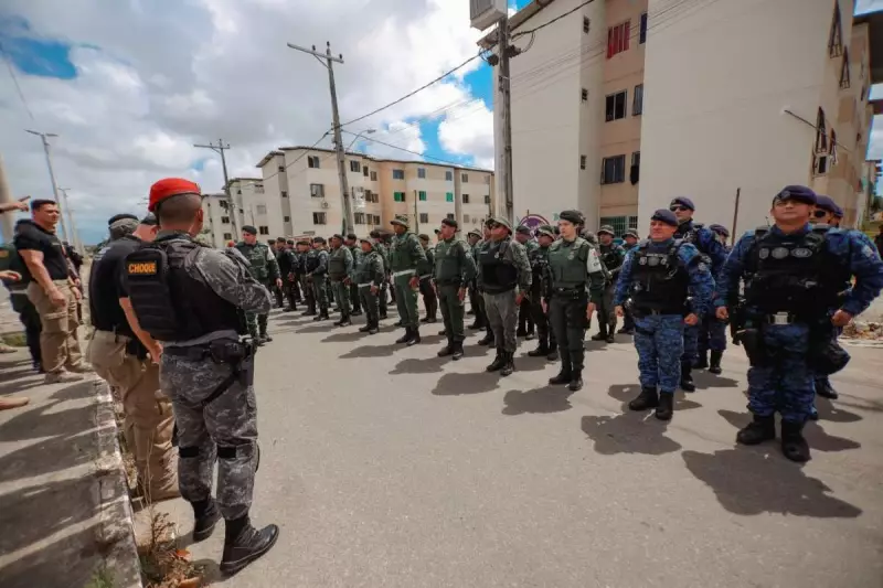Operação policial desarticula quadrilha que aterrorizava moradores de conjunto habitacional em Fortaleza
