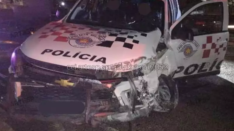 Perseguição Policial com BMW Termina em Acidente Grave e Deixa Quatro Agentes Feridos em Campinas