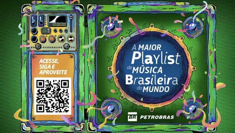 Petrobras lança a maior playlist de música brasileira do mundo: um acervo digital histórico