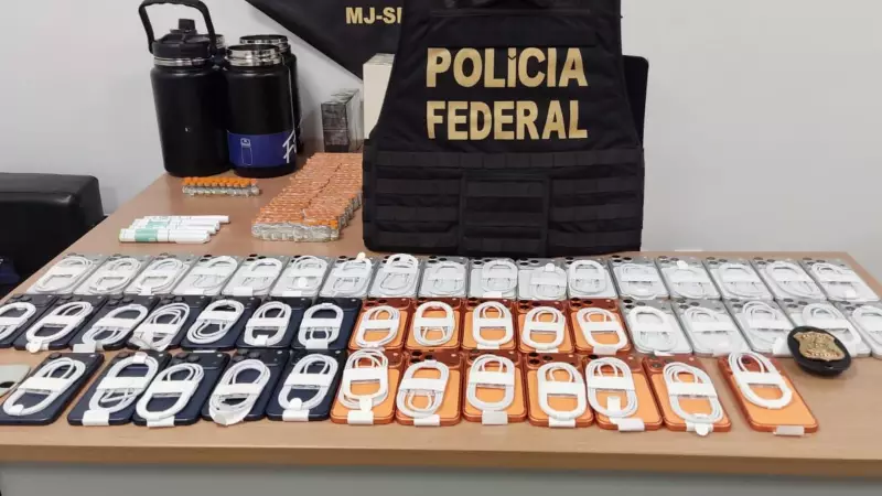PF prende suspeito com 46 celulares em aeroporto do Ceará; entenda o crime de descaminho