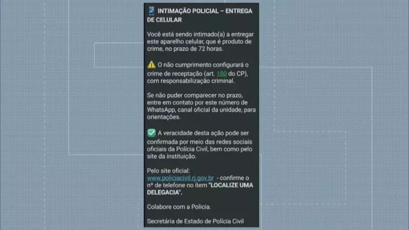 Polícia do RJ Notifica Donos de Celulares Roubados: Entenda a Nova Estratégia