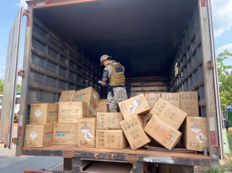 Policia apreende carga milionária de defensivos agrícolas furtados no Tocantins