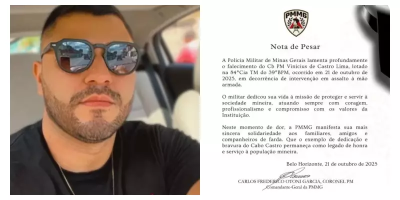 Policial Militar é assassinado a tiros durante folga em Belo Horizonte