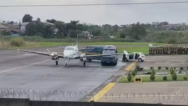 Preso suspeito de assalto milionário de R$ 1,4 milhão no aeroporto de Porto Alegre | Operação policial no RS