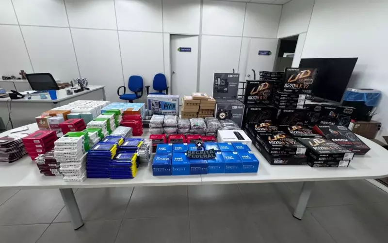 Receita Federal apreende celulares e smartwatches de luxo avaliados em R$ 800 mil em Ribeirão Preto