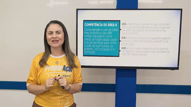 Revisão ENEM: Domine as Funções da Linguagem com Dicas Práticas da Professora Thais Menezes