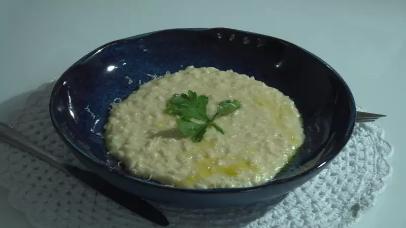 Risoto Cremoso de Queijo: Receita Fácil com Caldo de Legumes Caseiro no Chef JPB