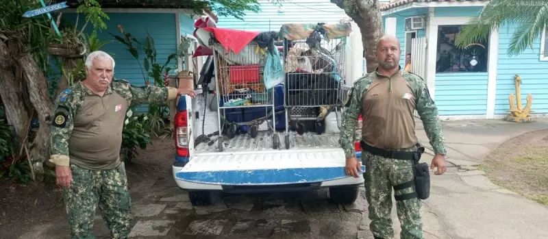 Tentativa de fuga termina em prisão: homem é detido durante operação da Guarda Municipal em Cabo Frio