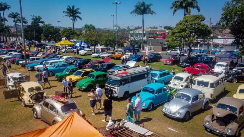Tesouros Sobre Rodas: Encontro Anual em Jaguariúna Reúne Mais de 500 Raridades Automotivas