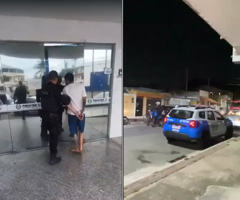 Tiroteio em Campos: Policial e dois civis feridos em confronto com suspeito preso