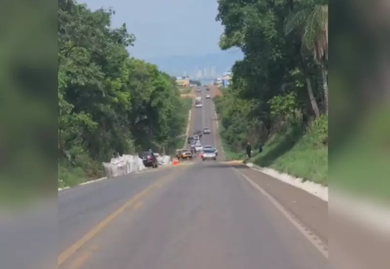 TO-080 é liberada após interdição por acidente com caminhão de combustível no Tocantins