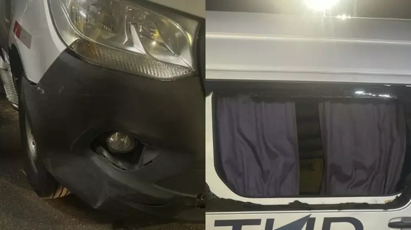 Torcedores do Criciúma sofrem ataque a pedradas na BR-101 em Santa Catarina